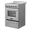 Forno Loiano 24In. Freestanding Electric Range, 4 elements FFSEL6069-24 - alternate 4